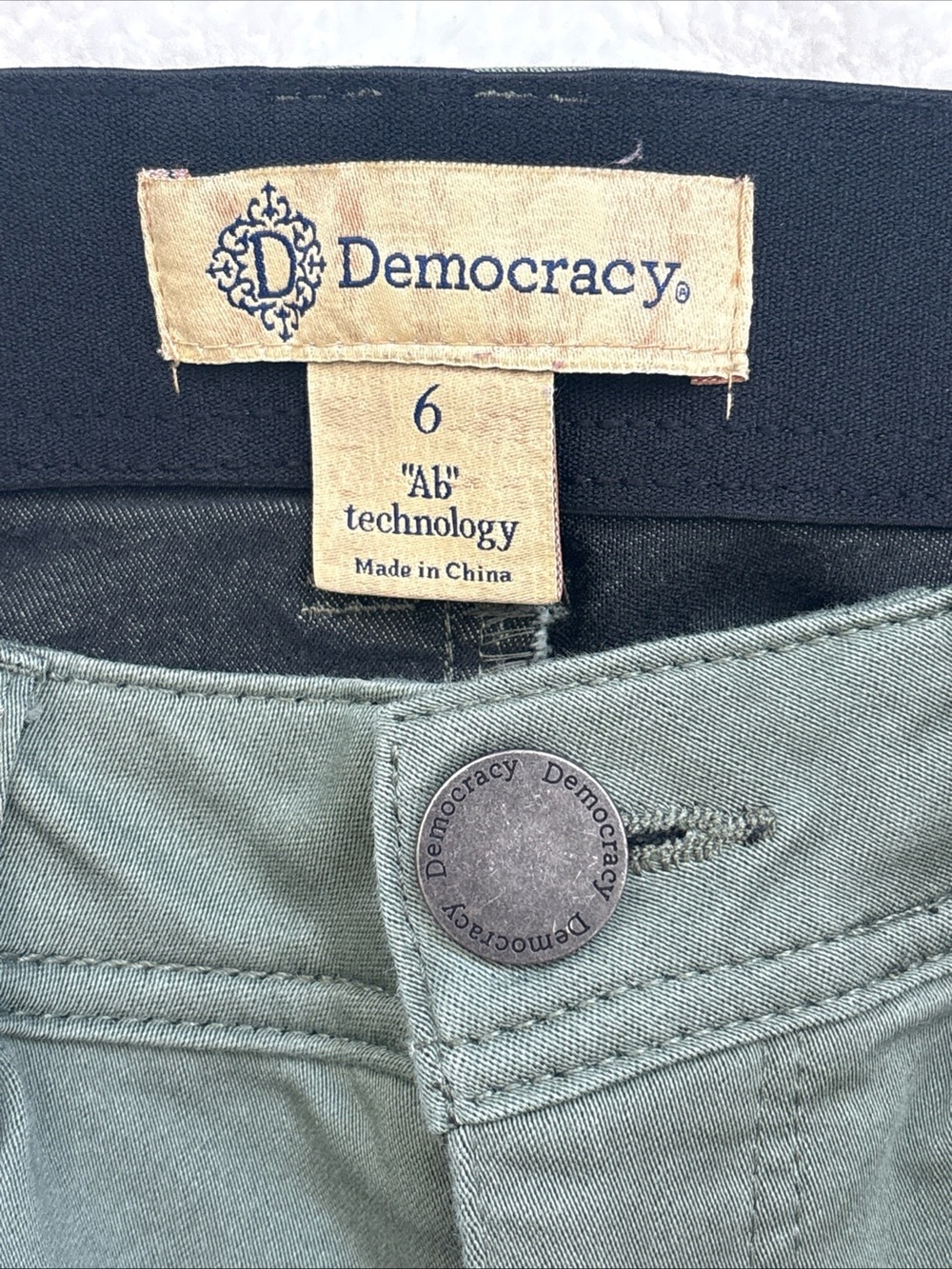 Lot Of 3 DEMOCRACY Ab Technology Skinny Stretch Denim Jeans Women's Size 6 - Picture 9 of 10
